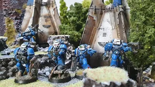 Space Marines vs Chaos, Warhammer 40k battle report