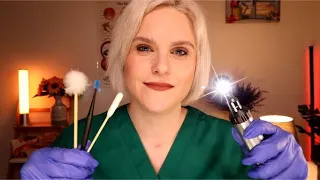 A Relaxing DEEP Ear Clean & Ear Exam: A Detailed ASMR Medical