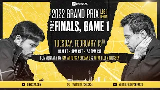 Finals Day 1 | 2022 FIDE Grand Prix | Leg 1 | Arturs Neiksans & Ellen Nilssen