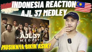 GOKIL!!🔥MEDLEY PALING SEDAP UNTUK AJL KALI INI?! | AJL 37 MEDLEY - SETUDIO ( INDONESIA REACTION )