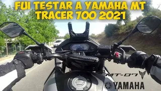 FUI TESTAR A YAMAHA MT TRACER 700 2021
