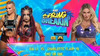 WWE 2K24 FULL MATCH: Xia Li vs. Charlotte Flair —Kumu Mania Match: WWE Spring Break May 03, 2024