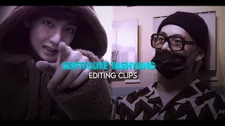 soft/cute taehyung clips for edits HD  (sugrkook)