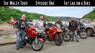 Motorcycle Tour of Wales Episode 1 Fat Lad on a Bike