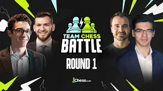 Anish/Danny v Fabiano/Cristian! War of Words & Chess Begins | Team Chess Battle 2024 Quarterfinals 1