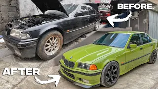 RESTORASI BMW E36 323i DARI RONGSOK SAMPAI SIAP DRIFT! Bersama TOP1 EVOLUTION #DIRESTORASI