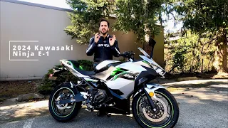 Is the 2024 Kawasaki E-1 just an electric Ninja 400?