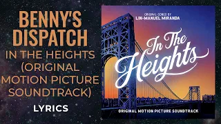 In The Heights - Benny’s Dispatch (LYRICS)