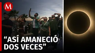 Así se oscureció el día en Mazatlán por el eclipse total de Sol