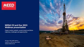 MENA Oil & Gas 2023 | MEED Projects Webinar
