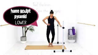 Ballet Barre Workout Lower Body Barre - BARLATES BODY BLITZ Barre Sculpt Pyramid Lower