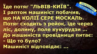 ПОТЯГ "ЛЬВІВ-КИЇВ" ... АНЕКДОТИ УКРАЇНСЬКОЮ. Гумор.