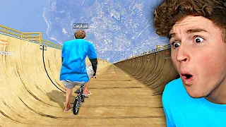 MINI BIKE vs MEGA RAMP In Realistic Game!