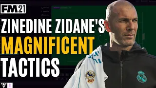 Zidane's Magnificent Tactics | Real Madrid Tactical Analysis | Best FM21 Tactics