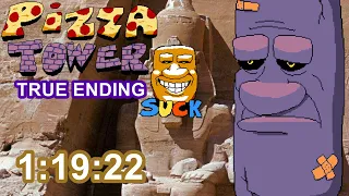 Pizza Tower True Ending (John Suit) Speedrun - 1:19:20