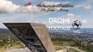 DJI SPARK | 1080p | Holmenkollbakken (Oslo - Denmark) Ski Jumping Hill | Drone Footage |