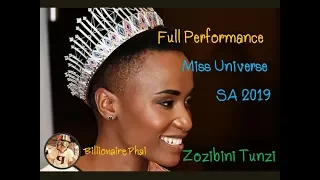 [Full] Miss South Africa 2019 Final Full performance Zozibini Tunzi