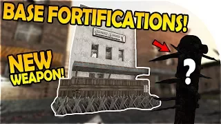 BASE FORTIFICATIONS + UPGRADES! - DAY 7 PREP!! - 7 Days to Die Alpha 16 Gameplay Part 9