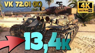 VK 72.01 K: "EZ" 13.4k damage - World of Tanks