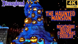 Haunted Mansion Holiday Nightmare Before Christmas Overlay at Disneyland