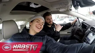 Carpooling with Victor Mete and Jesperi Kotkaniemi