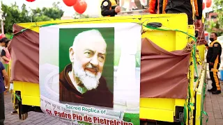 ST  PADRE PIO SACRED REPLICA TURNOVER VIDEO