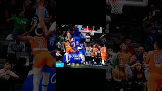 Luka Doncic Hard Collision/ Mavericks vs Thunder