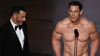 LAS PERLITAS DE LOS PREMIOS OSCAR 2024:  John Cena se desnudó y a Emma Stone se le rompió el vestido