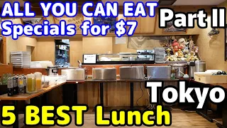 Part 2! All-you-can-eat special for $7 in Tokyo: 5 Lunches with lines at Shinjuku, Jimbocho, Mitaka