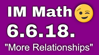 😉 6th Grade, Unit 6, Lesson 18 "More Relationships"  Illustrative Mathematics