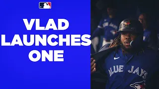 Vlad Guerrero Jr. CRUSHES a LASER to center for a homer!