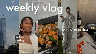 WEEKLY VLOG| realistic days in my life as a 21 year old in New York 🍂 (venting, try on haul & more)