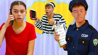 Nastya lost her phone 📱 Stories of a police chase and thieves for kids | Nastya Artem Mia