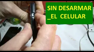 Arreglar Reparar pin de carga celular Micro USB "NO TIPO C", solución casera sin desarmar celular.