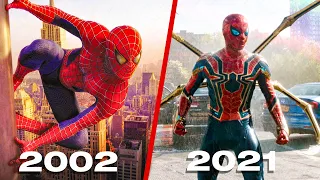 Evolution of Spider-Man in Movies From 2002 - 2021 (All Trailers)