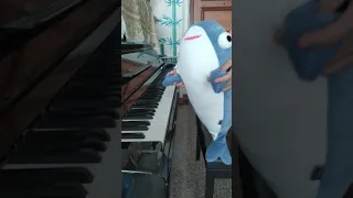 "Baby Shark" played by a shark