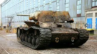 SHOCKING FIND / DAMAGED KV-1 TANK FROM THE RIVER