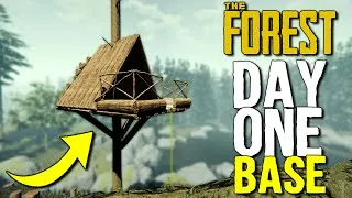 The Forest: DAY ONE BASE! - Survival EP 1 | The Forest Lets Play Gameplay 2022