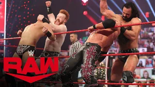 McIntyre, Sheamus & Lee vs. Styles, Miz & Morrison – Holiday Street Fight: Raw, Dec. 21, 2020