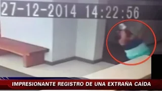 GHOST PUSHES WOMAN OVER IN CHILE | CCTV Footage Analysed