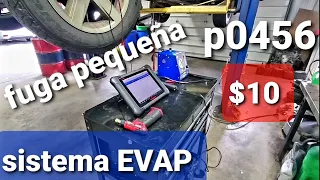 sistema evap - dodge codigo p0456 fuga pequena