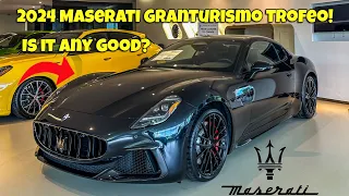 The 2024 Maserati GranTurismo Trofeo!! Is it any good?? (Cold Start, Interior, Exterior review)