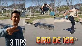 👉Tutorial 3 TECHNICAL Tips 180° jump in rollers, inline skates, quads, aggressive 👈