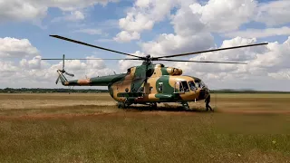 Mil Mi-17 Helikopter felszállása Hajdúszoboszlón