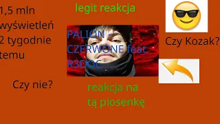 REAKCJA na  PALION - CZERWONE feat. R3DOC [OFFICIAL MUSIC VIDEO] (szczera opinia)