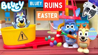 🐰 Bluey RUINS Easter 😡 | Pretend Play with Bluey Toys | Disney Jr | ABC Kids
