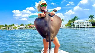 Confession! I used this massive Stingray for bait.