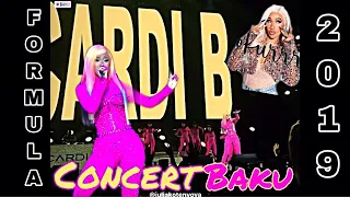 Cardi B concert in Baku, Azerbaijan / Formula 1 Crystal Hall/ Bodak Yellow/ I like it/ Money/ etc.