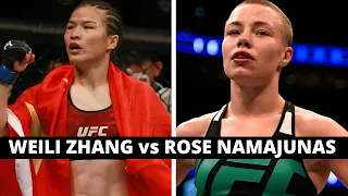 Weili Zhang vs Rose Namajunas Predictions | UFC 261 Odds | UFC Picks