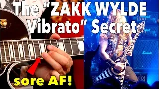 ZAKK WYLDE's Extreme Vibrato Secret